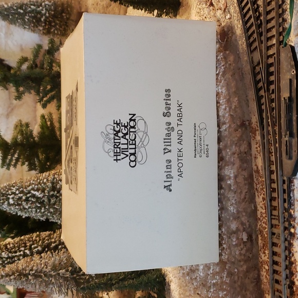 DEPARTMENT 56 Alpine Village Series Apotek and Tabak Shop - Retired - Picture 2 of 11